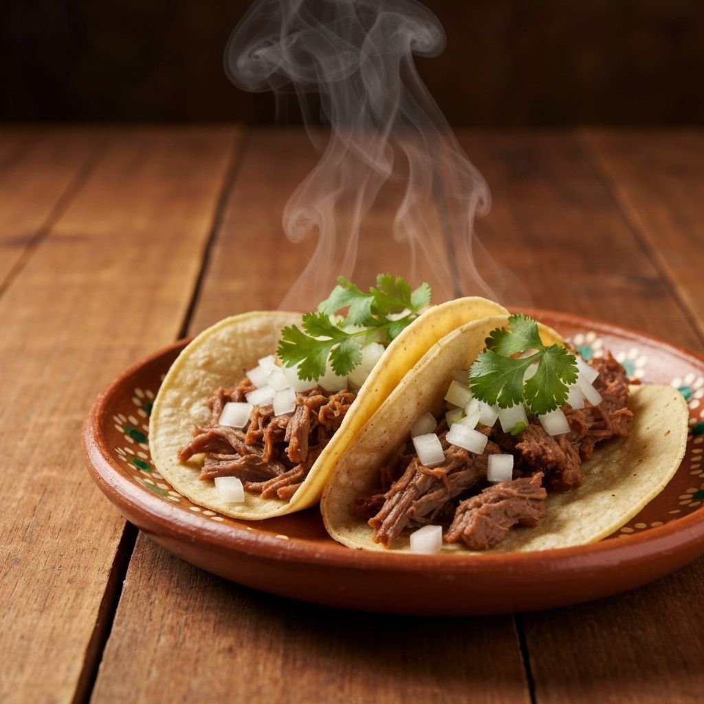 Tacos al vapor tradicionales